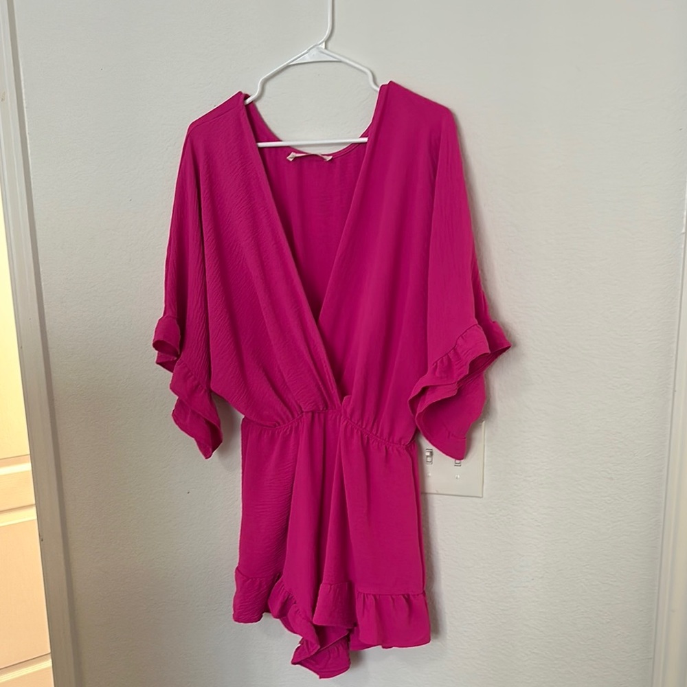 Vibrant Pink Romper
